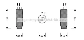 ALD003 AVA QUALITY COOLING Осушитель, кондиционер ALD003 AVA QUALITY COOLING Осушитель, кондиционер