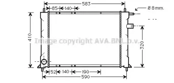 AU2111 AVA QUALITY COOLING Радиатор, охлаждение двигателя AU2111 AVA QUALITY COOLING Радиатор, охлаждение двигателя
