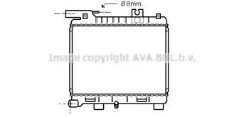 BW2053 AVA QUALITY COOLING Радиатор, охлаждение двигателя BW2053 AVA QUALITY COOLING Радиатор, охлаждение двигателя