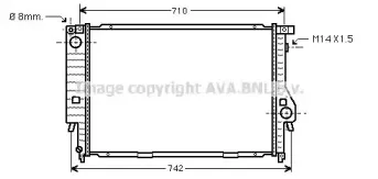 BW2164 AVA QUALITY COOLING Радиатор, охлаждение двигателя BW2164 AVA QUALITY COOLING Радиатор, охлаждение двигателя