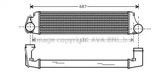 BW4207 AVA QUALITY COOLING Интеркулер BW4207 AVA QUALITY COOLING Интеркулер
