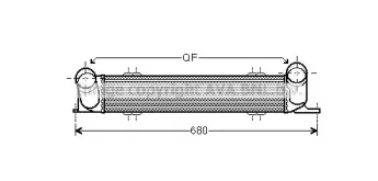 BW4378 AVA QUALITY COOLING Интеркулер BW4378 AVA QUALITY COOLING Интеркулер