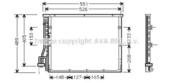 BW5148 AVA QUALITY COOLING Конденсатор, кондиционер BW5148 AVA QUALITY COOLING Конденсатор, кондиционер