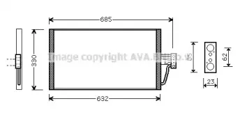 BW5254 AVA QUALITY COOLING Конденсатор, кондиционер BW5254 AVA QUALITY COOLING Конденсатор, кондиционер