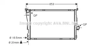 BWA2278 AVA QUALITY COOLING Радиатор, охлаждение двигателя BWA2278 AVA QUALITY COOLING Радиатор, охлаждение двигателя