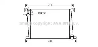 BWA2356 AVA QUALITY COOLING Радиатор, охлаждение двигателя BWA2356 AVA QUALITY COOLING Радиатор, охлаждение двигателя