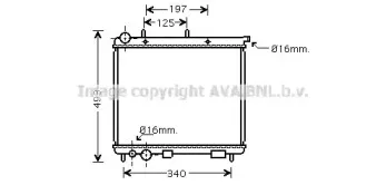 CN2187 AVA QUALITY COOLING Радиатор, охлаждение двигателя CN2187 AVA QUALITY COOLING Радиатор, охлаждение двигателя