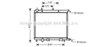 CN2188 AVA QUALITY COOLING Радиатор, охлаждение двигателя CN2188 AVA QUALITY COOLING Радиатор, охлаждение двигателя