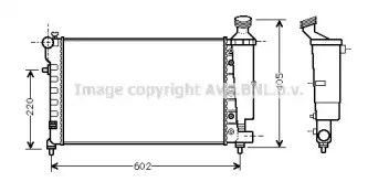 CN2196 AVA QUALITY COOLING Радиатор, охлаждение двигателя CN2196 AVA QUALITY COOLING Радиатор, охлаждение двигателя