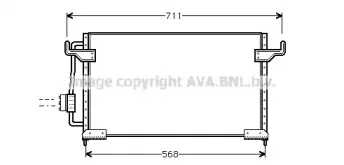 CN5085 AVA QUALITY COOLING Конденсатор, кондиционер CN5085 AVA QUALITY COOLING Конденсатор, кондиционер