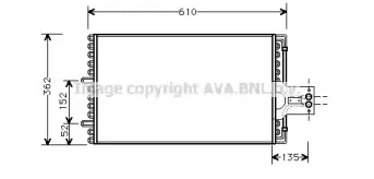 CN5099 AVA QUALITY COOLING Конденсатор, кондиционер CN5099 AVA QUALITY COOLING Конденсатор, кондиционер