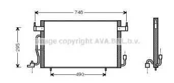 CN5141 AVA QUALITY COOLING Конденсатор, кондиционер CN5141 AVA QUALITY COOLING Конденсатор, кондиционер