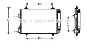 CN5192 AVA QUALITY COOLING Конденсатор, кондиционер CN5192 AVA QUALITY COOLING Конденсатор, кондиционер