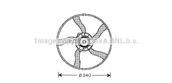 CN7532 AVA QUALITY COOLING Вентилятор, охлаждение двигателя CN7532 AVA QUALITY COOLING Вентилятор, охлаждение двигателя