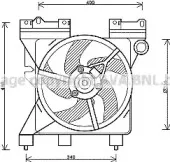 CN7547 AVA QUALITY COOLING Вентилятор, охлаждение двигателя CN7547 AVA QUALITY COOLING Вентилятор, охлаждение двигателя
