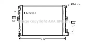 CNA2079 AVA QUALITY COOLING Радиатор, охлаждение двигателя CNA2079 AVA QUALITY COOLING Радиатор, охлаждение двигателя