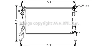 CNA2266 AVA QUALITY COOLING Радиатор, охлаждение двигателя CNA2266 AVA QUALITY COOLING Радиатор, охлаждение двигателя