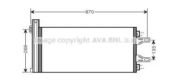 CNA5248D AVA QUALITY COOLING Конденсатор, кондиционер CNA5248D AVA QUALITY COOLING Конденсатор, кондиционер