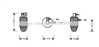 CND164 AVA QUALITY COOLING Осушитель, кондиционер CND164 AVA QUALITY COOLING Осушитель, кондиционер