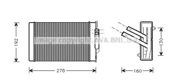CR6004 AVA QUALITY COOLING Теплообменник, отопление салона CR6004 AVA QUALITY COOLING Теплообменник, отопление салона