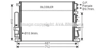 CRA5124D AVA QUALITY COOLING Конденсатор, кондиционер CRA5124D AVA QUALITY COOLING Конденсатор, кондиционер