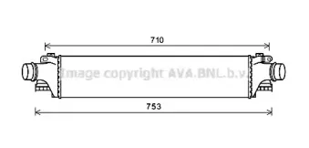 CT4061 AVA QUALITY COOLING Интеркулер CT4061 AVA QUALITY COOLING Интеркулер