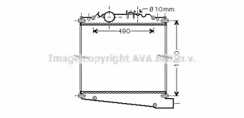 DF2031 AVA QUALITY COOLING Радиатор, охлаждение двигателя DF2031 AVA QUALITY COOLING Радиатор, охлаждение двигателя
