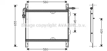 DF5022 AVA QUALITY COOLING Конденсатор, кондиционер DF5022 AVA QUALITY COOLING Конденсатор, кондиционер