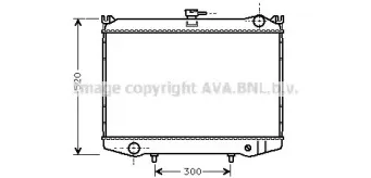 DN2041 AVA QUALITY COOLING Радиатор, охлаждение двигателя DN2041 AVA QUALITY COOLING Радиатор, охлаждение двигателя