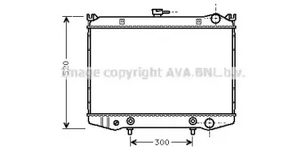 DN2076 AVA QUALITY COOLING Радиатор, охлаждение двигателя DN2076 AVA QUALITY COOLING Радиатор, охлаждение двигателя