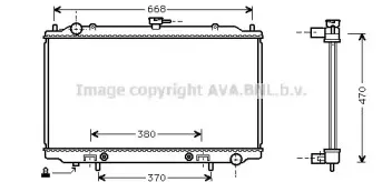 DN2189 AVA QUALITY COOLING Радиатор, охлаждение двигателя DN2189 AVA QUALITY COOLING Радиатор, охлаждение двигателя