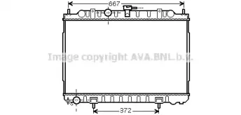 DN2238 AVA QUALITY COOLING Радиатор, охлаждение двигателя DN2238 AVA QUALITY COOLING Радиатор, охлаждение двигателя