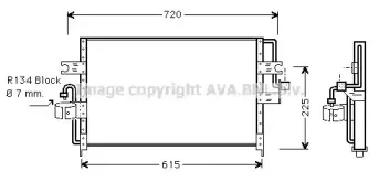 DN5166 AVA QUALITY COOLING Конденсатор, кондиционер DN5166 AVA QUALITY COOLING Конденсатор, кондиционер