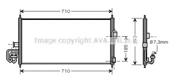 DN5201 AVA QUALITY COOLING Конденсатор, кондиционер DN5201 AVA QUALITY COOLING Конденсатор, кондиционер