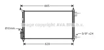DN5251 AVA QUALITY COOLING Конденсатор, кондиционер DN5251 AVA QUALITY COOLING Конденсатор, кондиционер