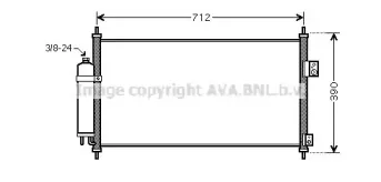 DN5263D AVA QUALITY COOLING Конденсатор, кондиционер DN5263D AVA QUALITY COOLING Конденсатор, кондиционер