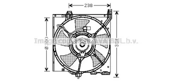 DN7504 AVA QUALITY COOLING Вентилятор, охлаждение двигателя DN7504 AVA QUALITY COOLING Вентилятор, охлаждение двигателя