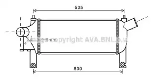 DNA4339 AVA QUALITY COOLING Интеркулер DNA4339 AVA QUALITY COOLING Интеркулер