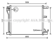 DNA5401 AVA QUALITY COOLING Конденсатор, кондиционер DNA5401 AVA QUALITY COOLING Конденсатор, кондиционер