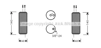 DND082 AVA QUALITY COOLING Осушитель, кондиционер DND082 AVA QUALITY COOLING Осушитель, кондиционер