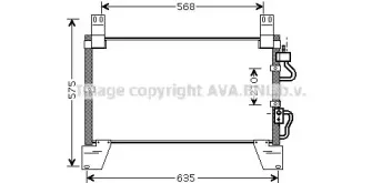 DW5077 AVA QUALITY COOLING Конденсатор, кондиционер DW5077 AVA QUALITY COOLING Конденсатор, кондиционер