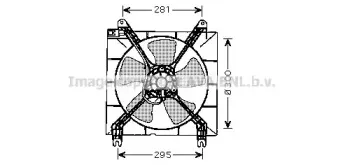 DW7507 AVA QUALITY COOLING Вентилятор, охлаждение двигателя DW7507 AVA QUALITY COOLING Вентилятор, охлаждение двигателя