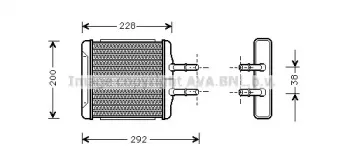 DWA6027 AVA QUALITY COOLING Теплообменник, отопление салона DWA6027 AVA QUALITY COOLING Теплообменник, отопление салона