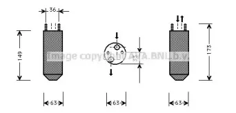 DWD022 AVA QUALITY COOLING Осушитель, кондиционер DWD022 AVA QUALITY COOLING Осушитель, кондиционер