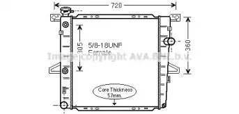 FD2026 AVA QUALITY COOLING Радиатор, охлаждение двигателя FD2026 AVA QUALITY COOLING Радиатор, охлаждение двигателя
