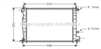 FD2219 AVA QUALITY COOLING Радиатор, охлаждение двигателя FD2219 AVA QUALITY COOLING Радиатор, охлаждение двигателя