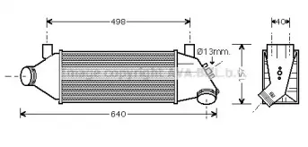 FD4315 AVA QUALITY COOLING Интеркулер FD4315 AVA QUALITY COOLING Интеркулер