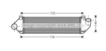 FD4438 AVA QUALITY COOLING Интеркулер FD4438 AVA QUALITY COOLING Интеркулер
