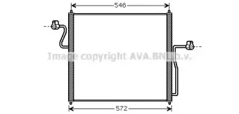 FD5358 AVA QUALITY COOLING Конденсатор, кондиционер FD5358 AVA QUALITY COOLING Конденсатор, кондиционер