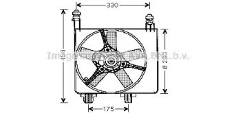 FD7524 AVA QUALITY COOLING Вентилятор, охлаждение двигателя FD7524 AVA QUALITY COOLING Вентилятор, охлаждение двигателя